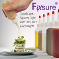 thumbnail image 3 of Botellas exprimibles FIXSURE de 118 ml con tapa roja a prueba de fugas, 3 of 9