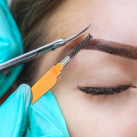 Soimiss 6Pcs Makeup Lash Brush and Eyebrow Comb Set Ergonomic Plastic Handle for Daily Use