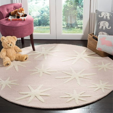 harriet bee claro starbursts hand tufted pink area rug walmart com