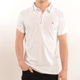 thumbnail image 1 of J. Lindeberg Men's Kayden Slim Wow Jersey Polo White, 1 of 2