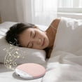 thumbnail image 3 of XIA0LE Sleep Pillow Speaker, Bluetooth Pillow Speaker With White Noise Timer Wireless Sleep Aid With Stereo Bass Private Sleep Headphones For Adult Kids (Pink), 3 of 6