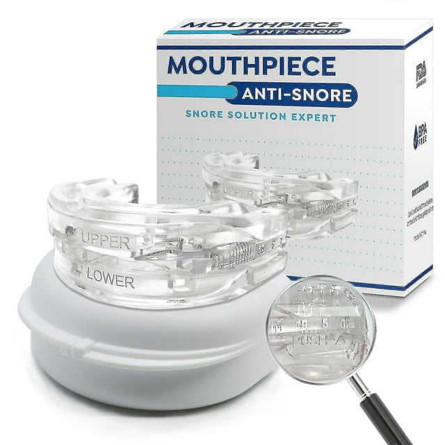 Anti-snore Mouthguard, Adjustable Anti-snoring Mouthpiece, Night Time Teeth Mouthguard Bruxism Sleeping Bite Guard