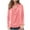 Pink, variant on lcziwo Womens Shirts Long Sleeve Cowl Neck Tops Solid Color Basic Dressy Casual Sweatshirts Loose Fit Comfy Sweater Fall Trendy Blouse Green,XL