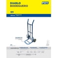 thumbnail image 2 of Diablo Bodeguero FOY 6 Llantas De Hule Cap De Carga 100Kg DBF1, 2 of 3