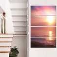 thumbnail image 1 of Purple Tinged Seashore At Sunset - Seashore Canvas Art Print, 1 of 3