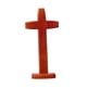 thumbnail image 1 of Adorno de pie artesanal, estatuilla de crucifijo católico decorativo, regalo religioso para chimenea de interior., 1 of 7