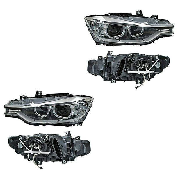 Par de Faros TYC Serie 3 2013 A 2015 Bmw Izquierdo 3011493541139125 Derecho 3011493538139124