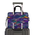 thumbnail image 2 of FORMRS 16" Laptop Bag Carrying Sleeve Case with Handle Travel Shoulder Briefcase, Purple Waves Pattern, 2 of 8