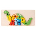 thumbnail image 1 of Wooden Early Learning 3D Puzzle Blocks Animal And Transportation Recognition Building Set For, 1 of 8