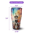 thumbnail image 5 of Hello 2025 Miniature American Shepherd Celebrates Happy New Year Firework Balloon 30oz Stainless Steel Tumbler Insulated Cup with Lid MAS Dog Lover Gifts - 02024, 5 of 5