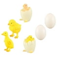 thumbnail image 3 of 6pcs Simulation Poultry Molds Environmentally Friendly Chicks Ducks Toys, 3 of 7