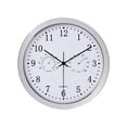 thumbnail image 3 of YZHMYR 12In Outdoor Waterproof Wall Clock Built-In Hygrometer Temperature Display Silent Quartz Movement Easy To Read Numerals Back to School Supplies Office Home Patio Decor Essentials Accessory, 3 of 6