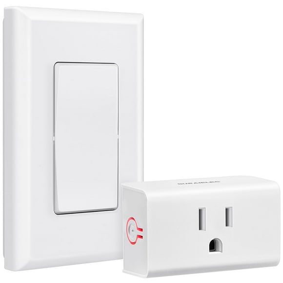 Interruptor de luz inalámbrico SURAIELEC, control remoto de 30 m