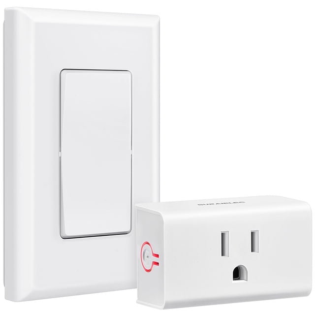 Interruptor de luz inalámbrico SURAIELEC, control remoto de 30 m