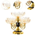 thumbnail image 6 of Esquirla Rotating Snack Serving Tray Fruit Bowl Fruit Plate for Cafe Home Living Room Yellow, 6 of 8