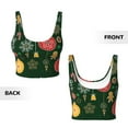 thumbnail image 4 of Yiaed Christmas Print Ladies Waistcoat Women Sports Vest Vest Sports Women Sports Top Yoga Vest for women-Large, 4 of 8