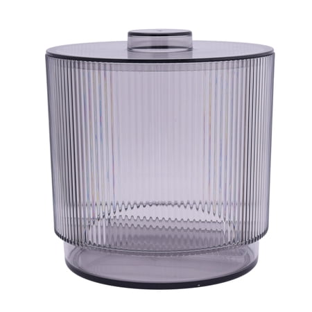 Better Homes & Gardens 4.4-Quart Plastic Ribbed Ice Bucket  Gray