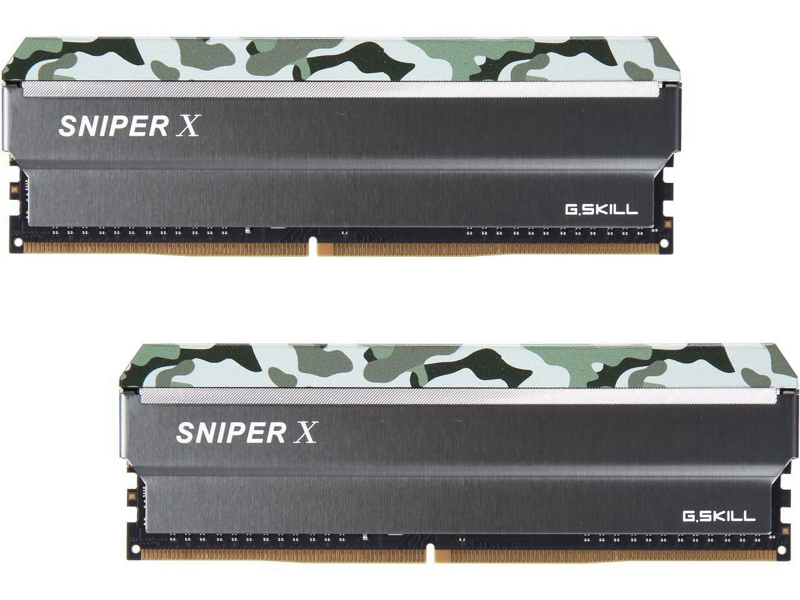 G.SKILL Sniper X Series 16GB (2 x 8GB) DDR4 3000 (PC4 24000) Desktop Memory Model F4-3000C16D-16GSXFB - image 2 of 4