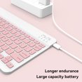thumbnail image 1 of facefd Keyboard Bluetooth-compatible Wireless Keyboards Kit Lightweight Convenient High Fit Wide Application iPad Accessories Black, 1 of 9