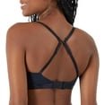 thumbnail image 3 of Hanes Women's Originals Ultra SuperSoft Pullover String Bralette Color-Black Size S-XXL, 3 of 6