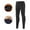 #227-Black, variant on Men's Yoga Leggings, Lightweight Solid Color with Waist Pocket for Fitness Training and Daily Use