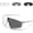 White, variant on UV400 Photochromic Polarized Sports Glasses, Non-Slip PC Lens Cycling Sunglasses Unisex for Outdoor Running Driving