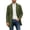 Army Green, variant on Yertdoel Pea Coats for Men Solid Lapel Wool Blend Trench Coat Button Front Mid Length Fashion Warm Outerwear with Pockets, M-3XL