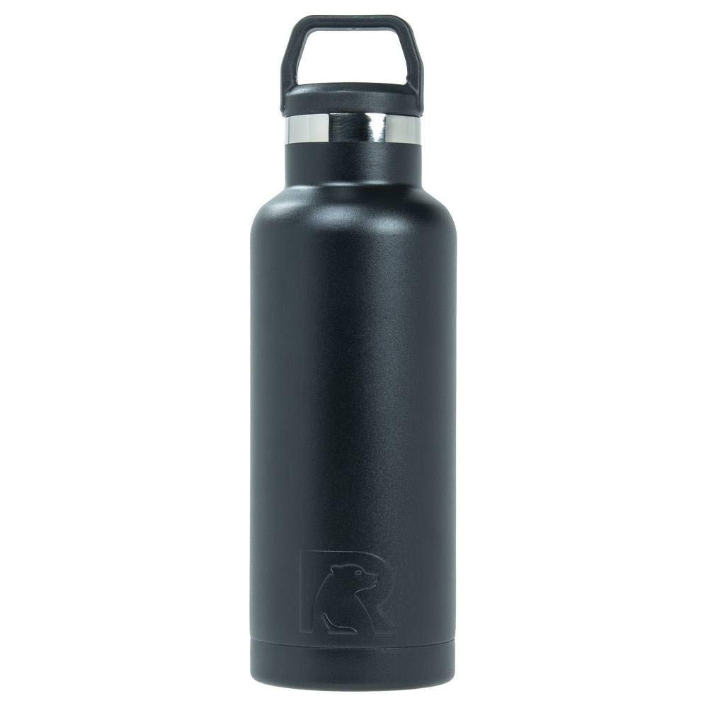 RTIC 16 oz Vacuum Insulated Water Bottle, Metal Stainless Steel Double