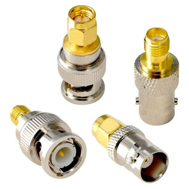 SMA to BNC Kits 2 Set RF Adapter Connector Kits for SDR Ham Radio UV5R