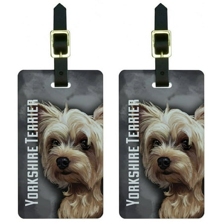 yorkie carries out of store terrier yorkie pet luggage tags suitcase carry on id set of 2 walmart yorkie carries out of store terrier yorkie pet luggage tags suitcase carry on id set of 2 walmart