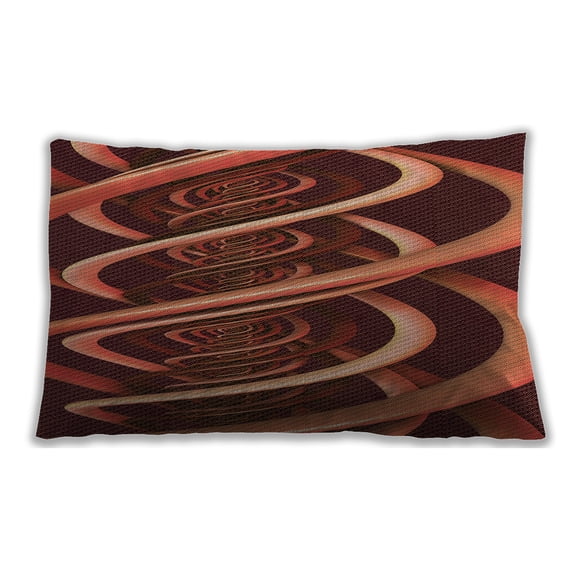 Ahgly Company Indoor Rectangular Contemporary Lumbar Throw Pillow, 13 inch by 19 inch