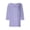 Purple, variant on Womens 3/4 Length Sleeve Tops Loose V-Neck Eyelet T-Shirts Summer and Fall Dressy Casual Ruffle Sleeve Tunic Blouses