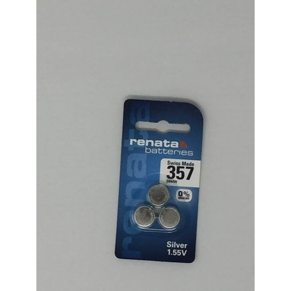 Renata Silver Oxide Watch Battery 357 - SR44W(3 Batteries)