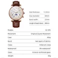 thumbnail image 4 of CHENXI Men Watch Roman Numerals Chronograph Date Wristwatch Male Leather Watches, 4 of 4