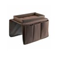 thumbnail image 1 of Sofa Armrest Organizer With 4 Pockets And Cup Holder Tray Couch Armchair Hanging Storage Bag For TV Remote Control Cellphone, 1 of 8