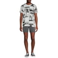 thumbnail image 2 of No Boundaries Men's and Big Men's Stretch Twill Pull On Shorts, up to Size 5XL, 2 of 5