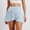 Sky Blue, variant on FASHOFT Tennis Skirt For Women Fake Two Piece Split Pleated Skort With Pockets Anti Chafing For Yoga Fitness Tennis And Running Womens Athletic Skirts Black