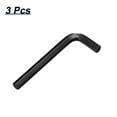 thumbnail image 3 of Uxcell 3pcs Hex Key Wrench 5/16" 45# Carbon Steel L-Shape Hexagon SAE Wrenches Repairing Tool for Home DIY Bike Motorcycle Repair, Black, 3 of 7