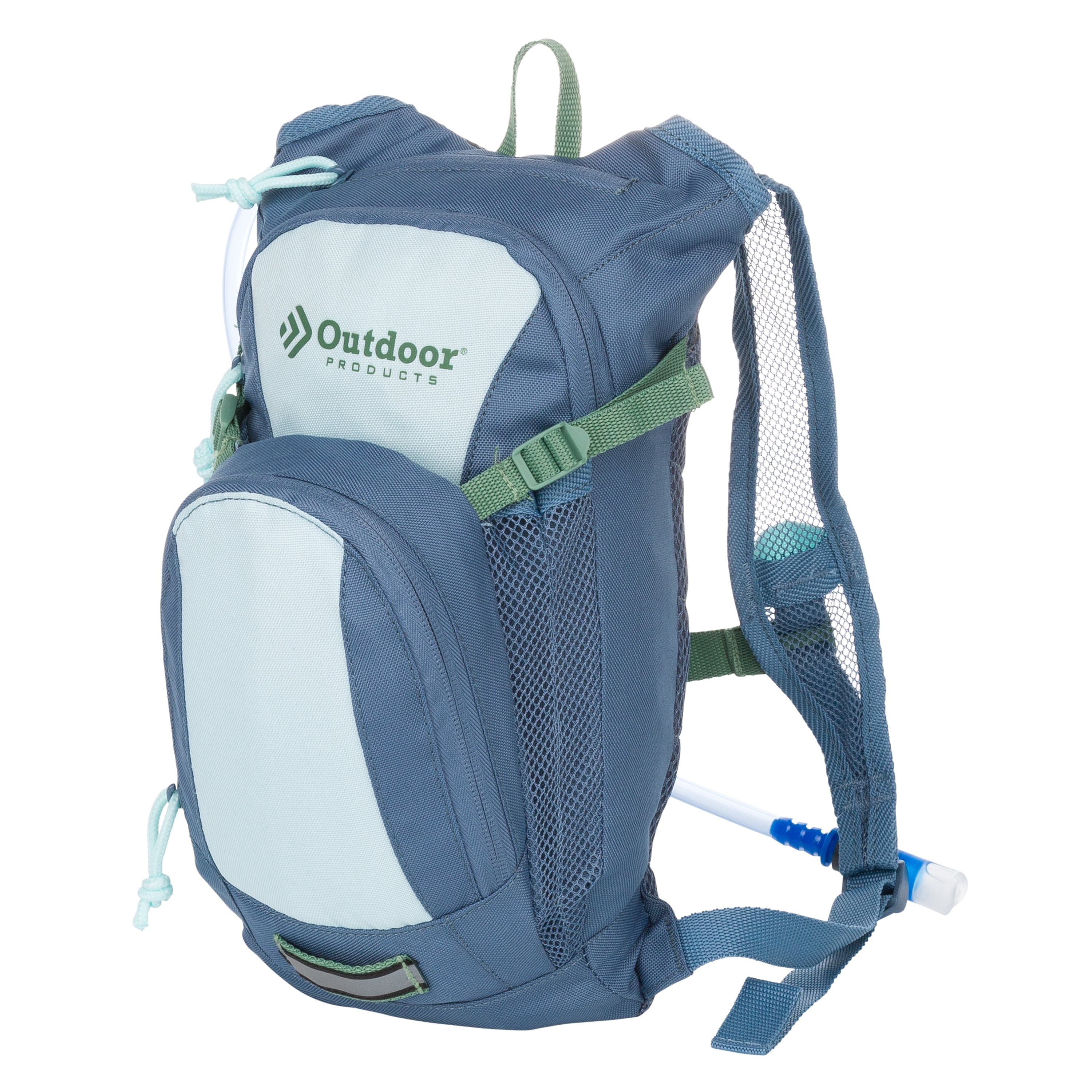 Outdoor Products Youth Scout 12 L Hydration Backpack, 1.5-Liter Reservoir, Unisex, Blue, Child, Poly, Hiking