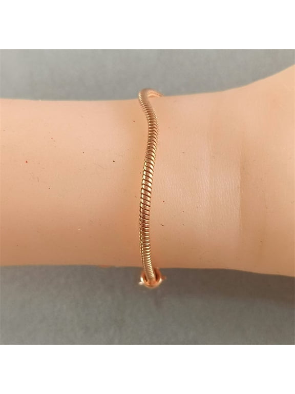 Dreamcatcher Bracelet Female Rose Gold Snake Bones Chain
