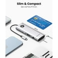 thumbnail image 5 of ORICO USB C Docking Station Dual Monitor,10 in 1 USB 3.0 C Hub Adapter Dual 4K HDMI VGA 3 USB 3.0, PD 100W, SD&TF, 3.5mm Audio, Gigabit Ethernet Type C Multiport Adapter for Laptop Windows Mac, 5 of 8
