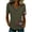 Army Green, variant on Womens 250th Anniversary V Neck T Shirt Under $15 American Flag Patriotic 4th of July Tee Independence Day 1776-2026 USA Top for Women