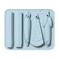 thumbnail image 1 of 5 Patterns Vegetable And Fruit Simple Modeling Crayons Molds Chocolate Candy Molars Learning Brushes Silica Gel Moulds, 1 of 5