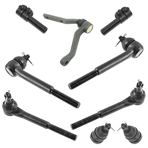 TRQ 9 Piece Steering Suspension Kit Tie Rods Ball Joints Idler Arm for Chevy PSA60059 Fits select: 1982-1992 CHEVROLET CAMARO, 1982-1992 PONTIAC FIREBIRD