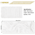 thumbnail image 4 of 3 Packs Cheesecloth Table Runners Boho Gauze Table Runner 35 x 120 inches White Cheesecloth Table Runner Bulk,Boho Cheese Cloth Runner for Wedding,Party,Reception,Bridal Shower Table Decoration, 4 of 6
