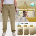 thumbnail image 6 of FEN AI Women’s Plus Size Cargo Pants Khaki Hiking Fishing Pants with 5 Pockets Quick Dry Travel Casual Trousers XL, 6 of 7