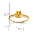 thumbnail image 3 of Auriga Fine Jewelry 14K Yellow Gold Citrine Birthstone Ring for Women Size- 7, 3 of 6