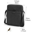 thumbnail image 5 of Tinyat Mens Messenger Bags Small Shoulder Sling Bags Crossbody Bags for Outdoor Work Business Black, 5 of 5