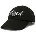 thumbnail image 4 of DALIX Blessed Women's Baseball Cap Soft Cotton Hat Black, 4 of 6
