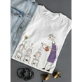 thumbnail image 3 of Teacher Growing Flowers On Child T-Shirt Women -Image by Shutterstock, Female x-Large, 3 of 4